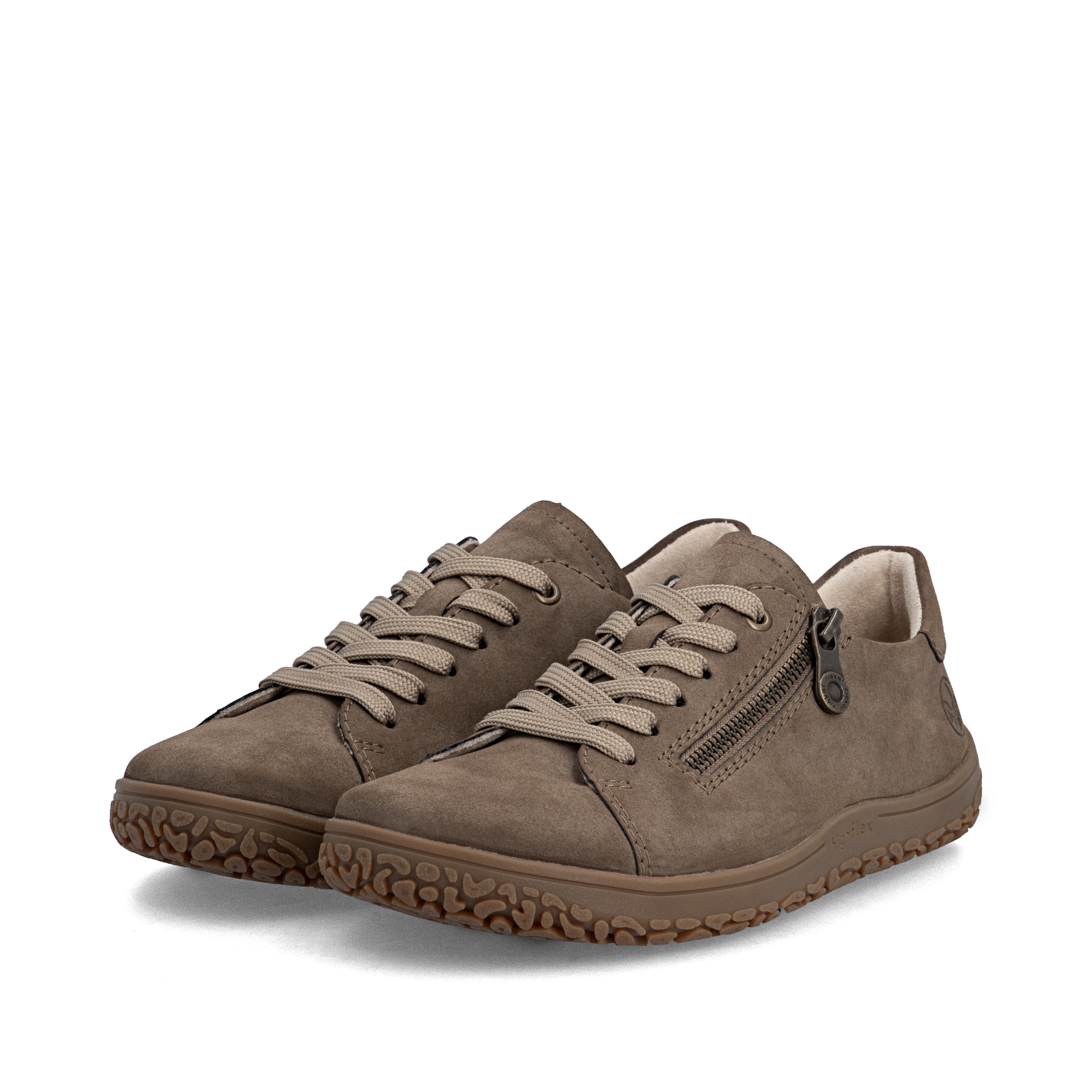 Chaussure de sport à lacets Rieker en marron