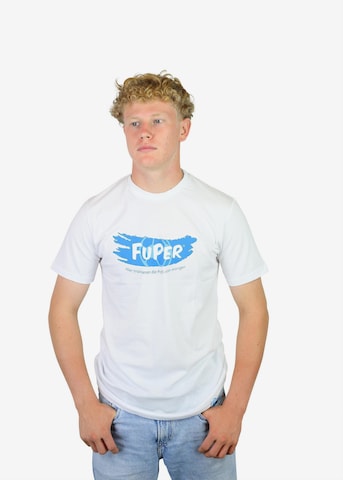 FuPer Shirt 'Tarik' in White: front