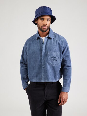 QUIKSILVER Regular fit Functioneel overhemd 'UNISIMPLECORDSH' in Blauw: voorkant