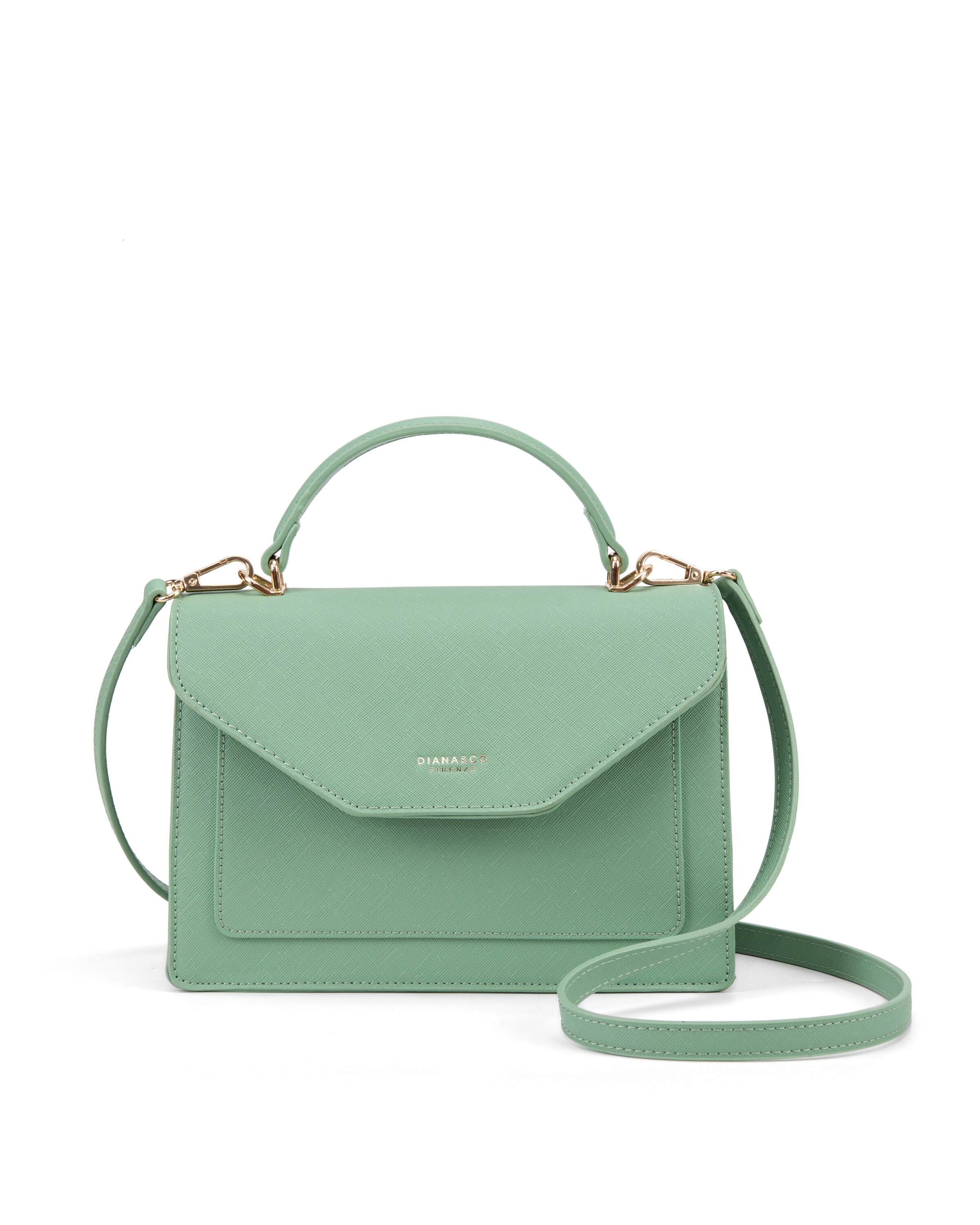 Diana&Co. Handtas in Groen: voorkant