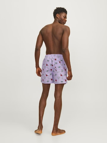 JACK & JONES Zwemshorts in Lila