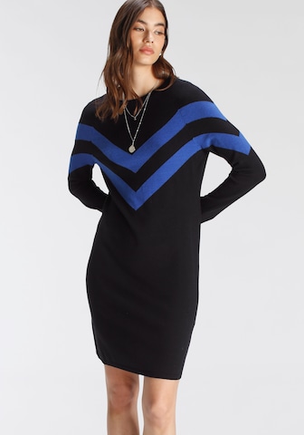 TAMARIS Knitted dress in Blue