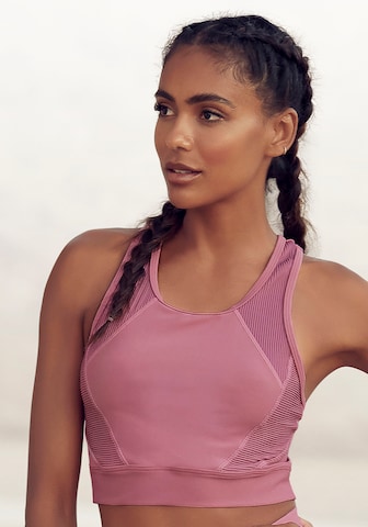 LASCANA ACTIVE Sports Top in Purple