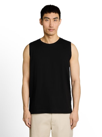 TOM TAILOR - Camiseta en negro: frente