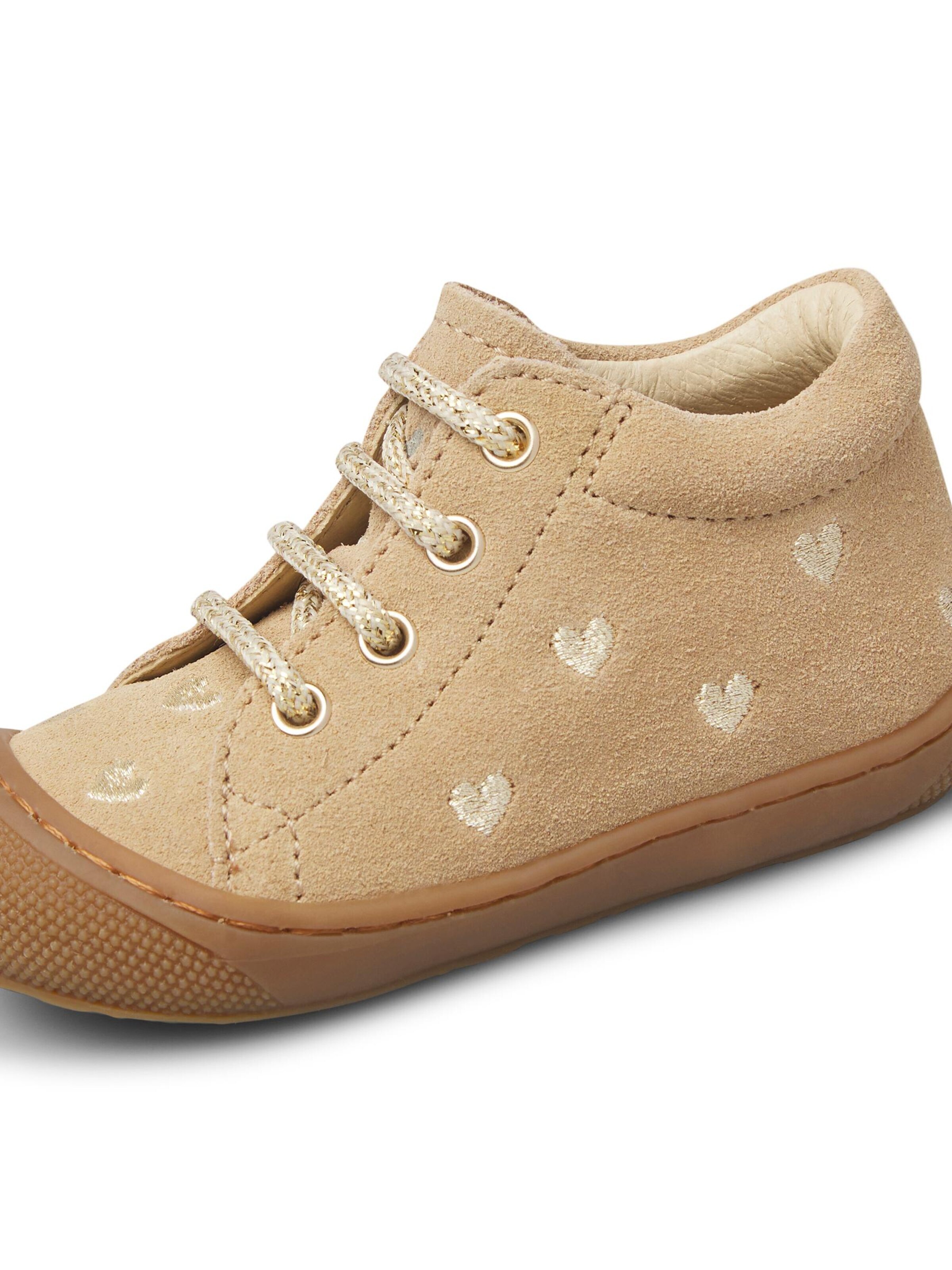 NATURINO Sneaker 'COCOON EMBR.HEARTS'‌‌‌‌‌‌ in 18 in sand, Produktansicht