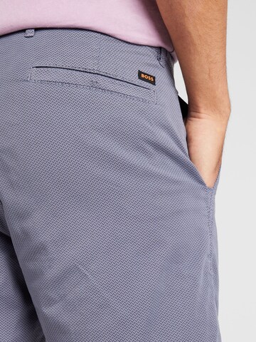 Coupe slim Pantalon chino BOSS en bleu