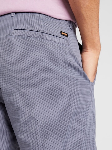 BOSS Orange Slimfit Chino in Blauw