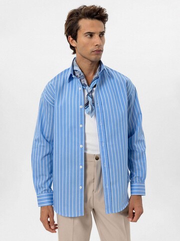 Antioch Regular fit Button Up Shirt 'Fiorenzo' in Blue