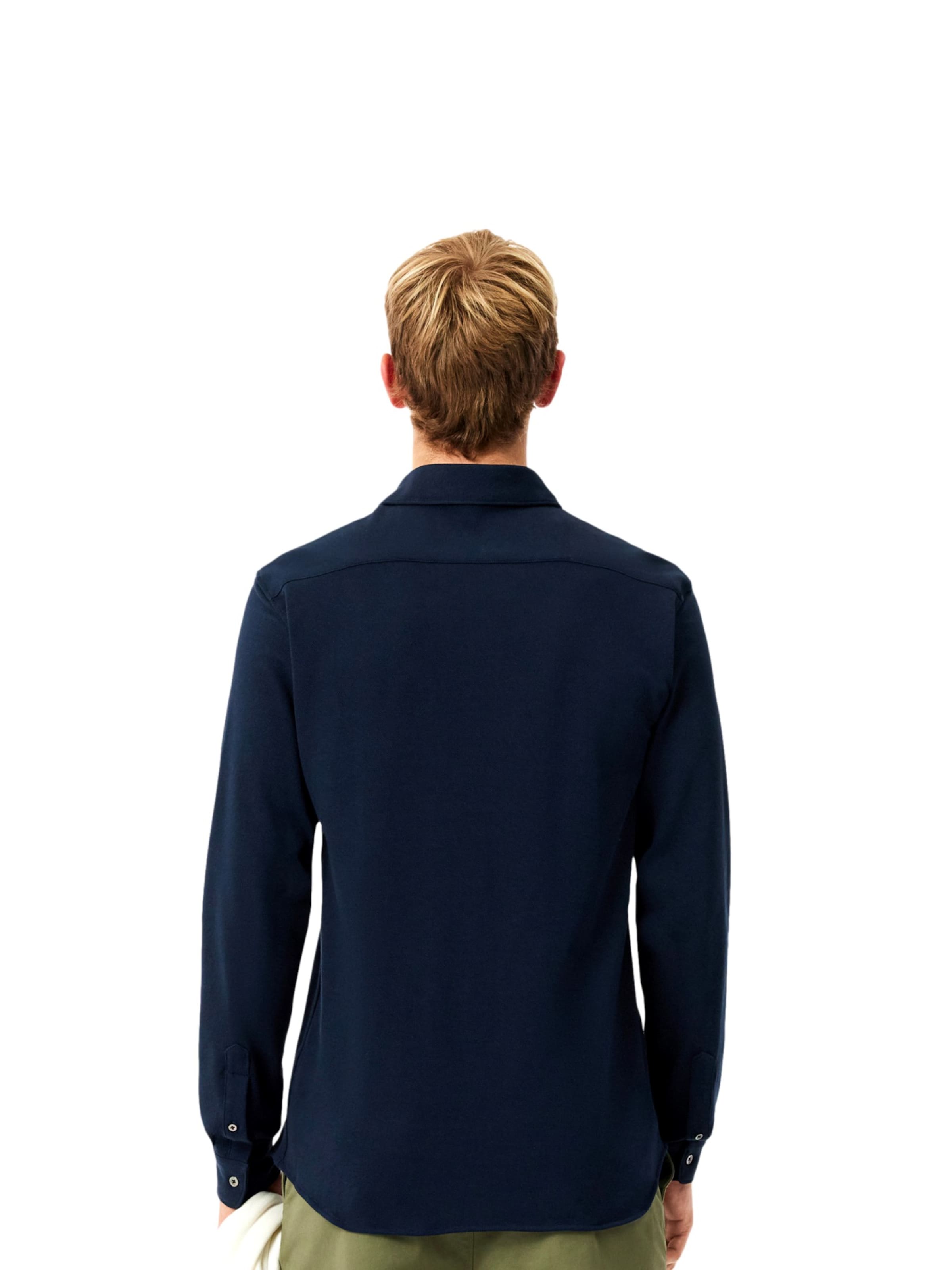 LACOSTE Slim fit Overhemd in Blauw