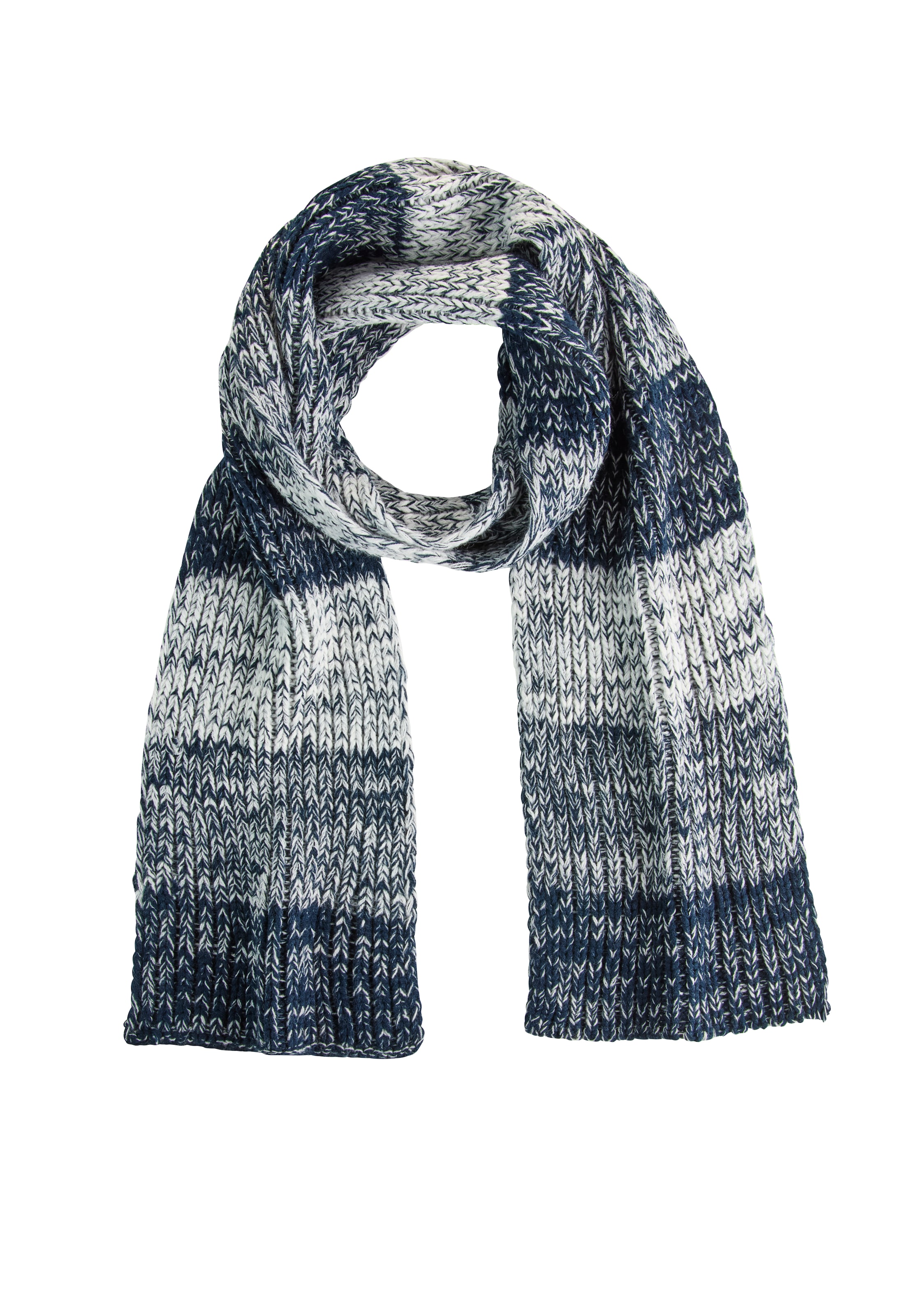 Man's World Schal in Blau: Vorderseite