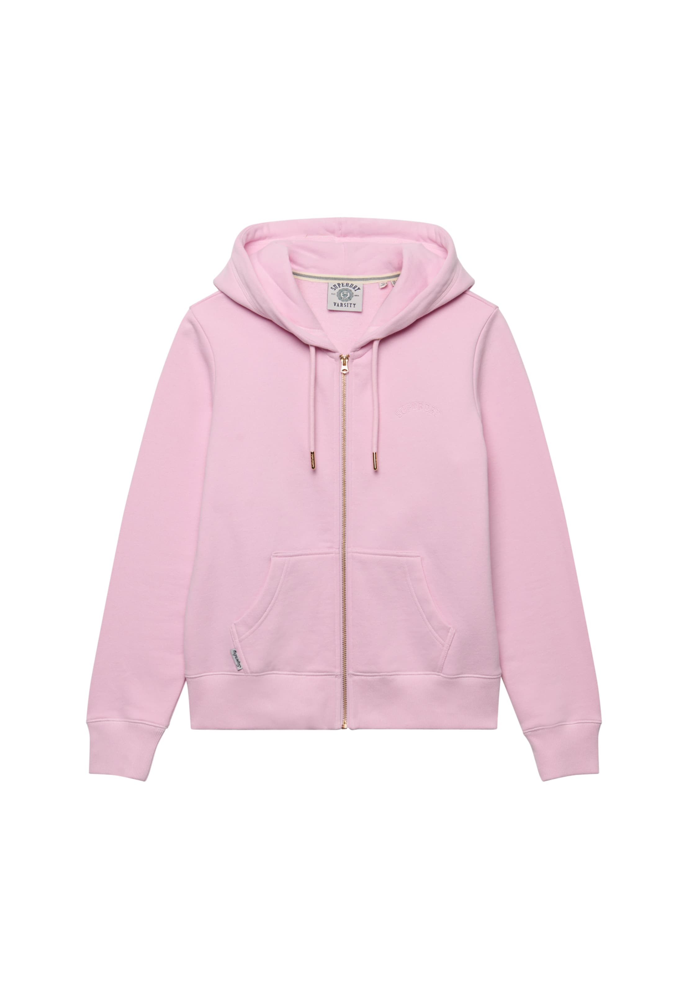Veste de survêtement 'Essential' Superdry & Co en rose : devant