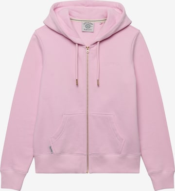 Veste de survêtement 'Essential' Superdry & Co en rose : devant