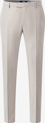 JOOP! Slim fit Pleated Pants 'Gun' in Beige: front