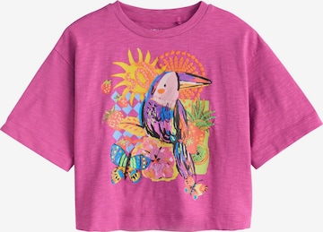 T-Shirt Next en violet : devant