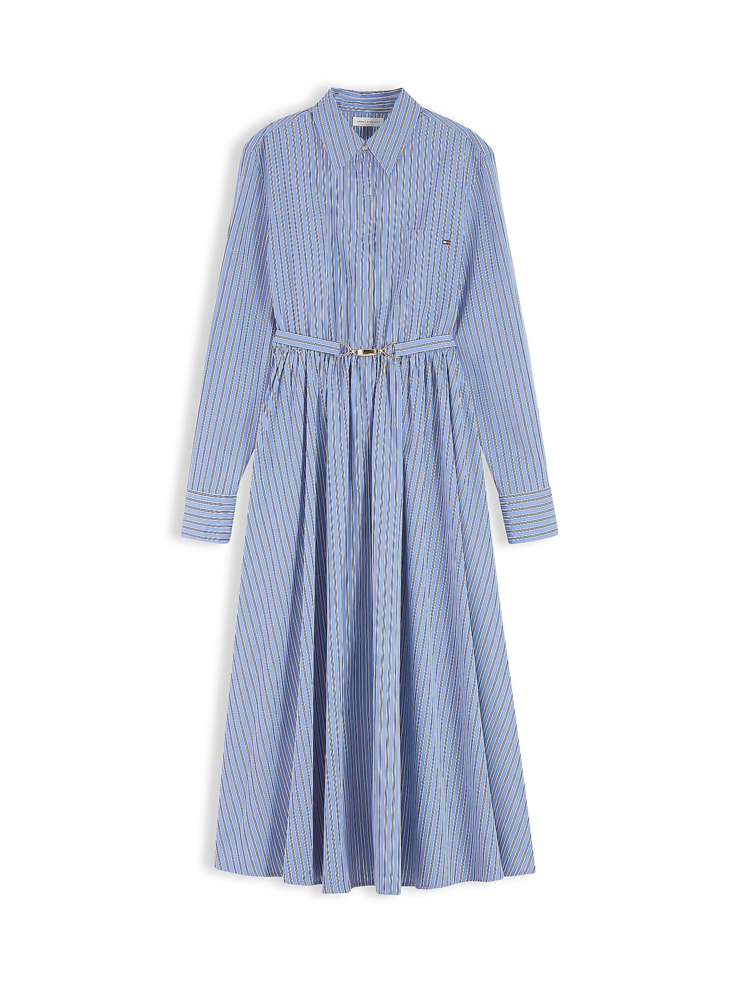 TOMMY HILFIGER Blousejurk in Blauw: voorkant