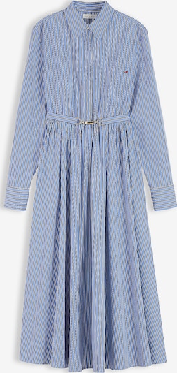 TOMMY HILFIGER Košulja haljina veličine 32 u svijetloplava / crna / bijela, Pregled proizvoda