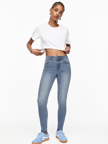Pull&Bear Skinny Jeans in Blau