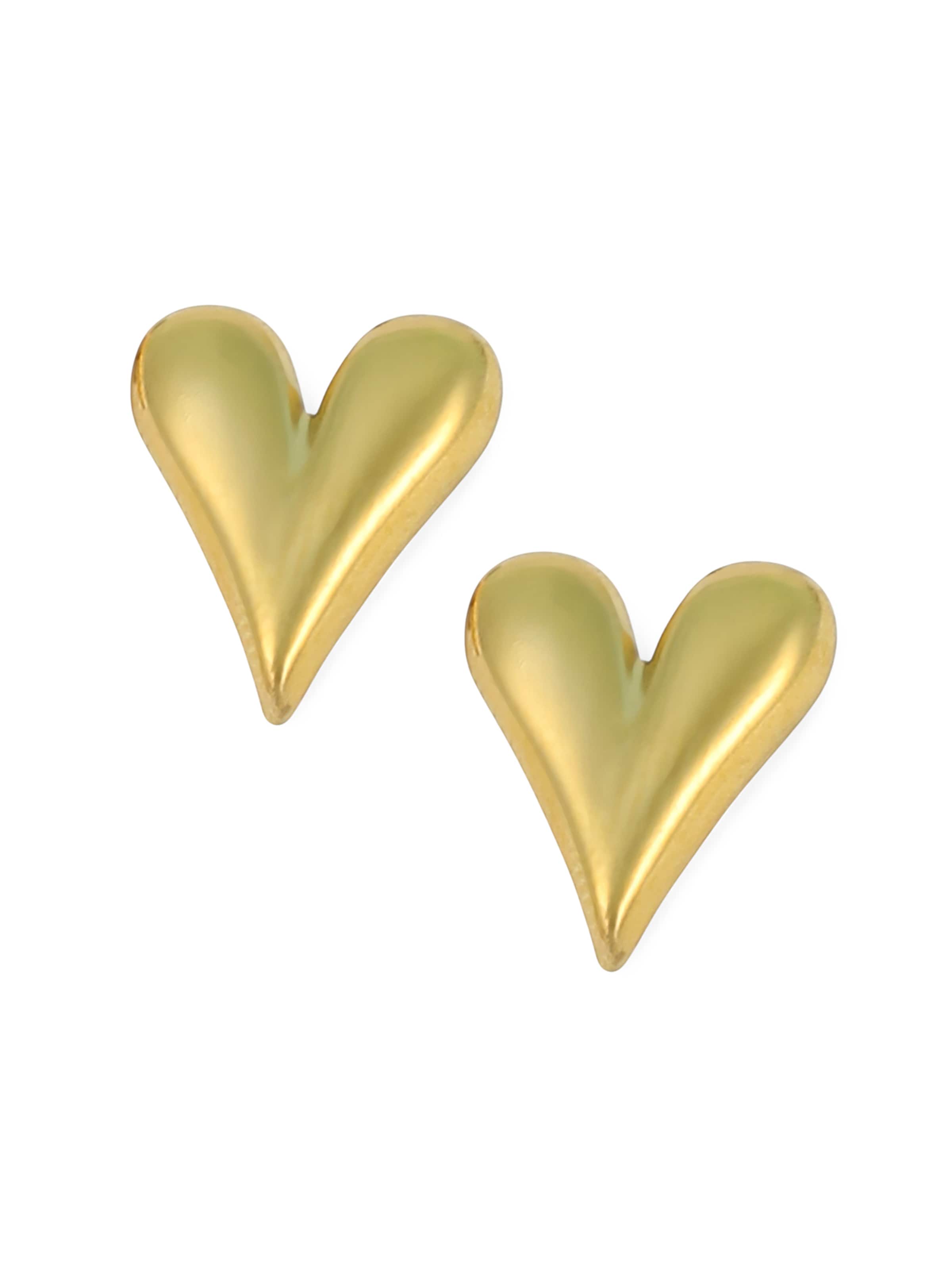 Boucles d'oreilles 'Vanaja' SOHI en or : devant