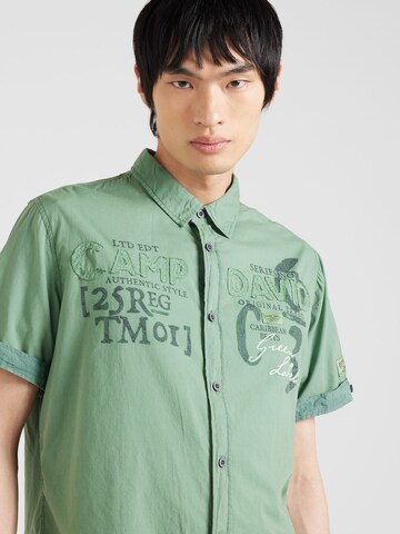 žalia CAMP DAVID Standartinis modelis Marškiniai