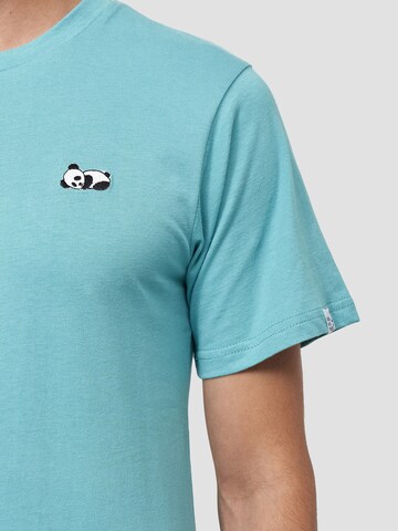 Mikon T-Shirt 'Panda' in Blau