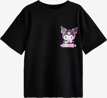 T-Shirt Next en noir : devant