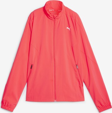 Veste de sport PUMA en rouge : devant