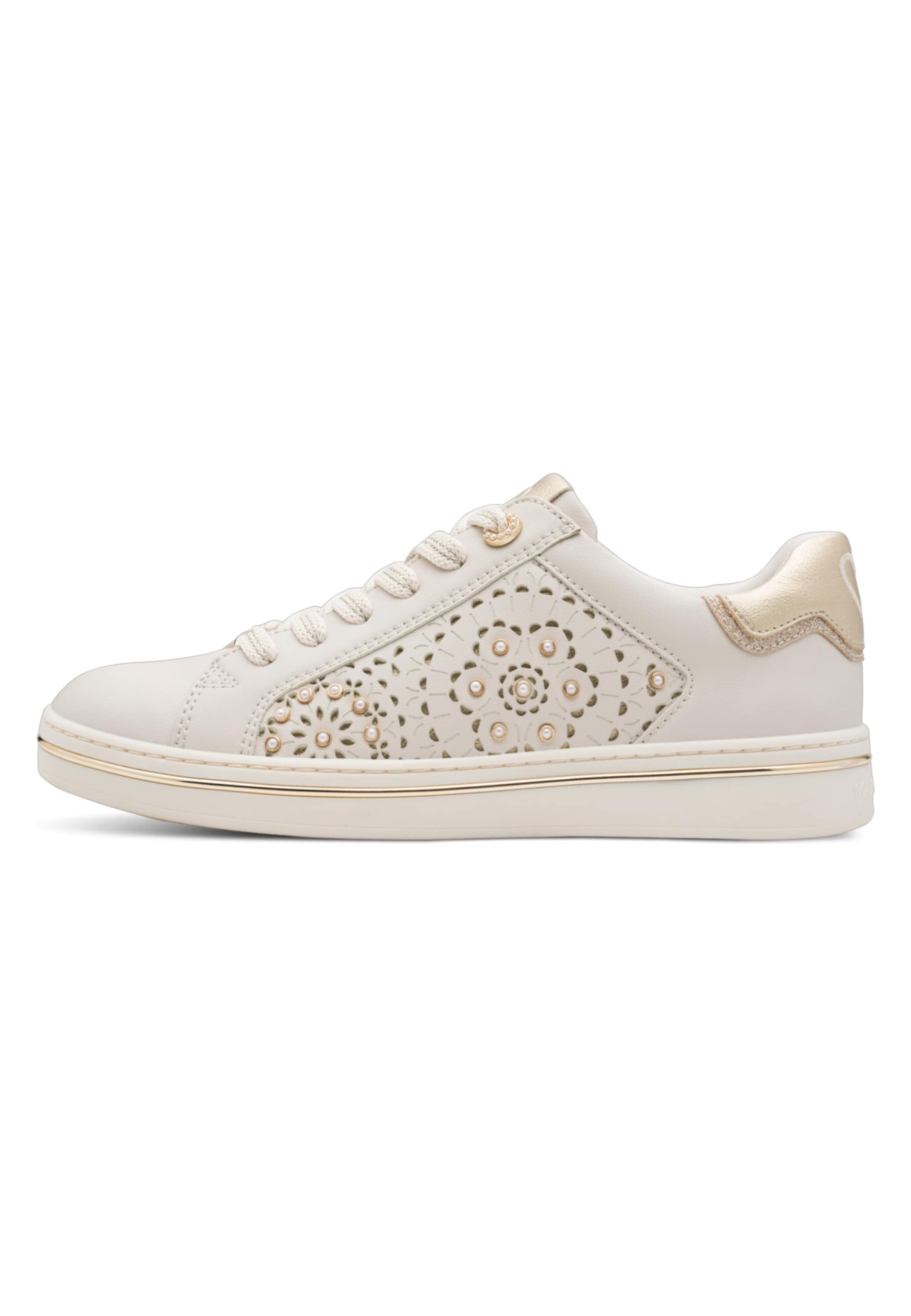 MARCO TOZZI Sneakers laag in Beige