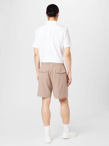 WEEKDAY - Loosefit Pantalón plisado 'Jacob' en beige