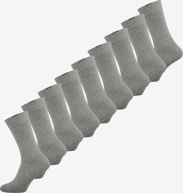 Nur Der Socks ' Passt Perfekt ' in Grey: front