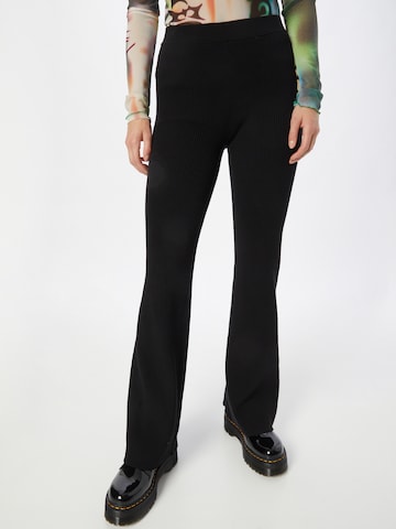 WEEKDAY Flared Trousers 'Orina' in Black: front