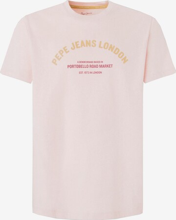 Pepe Jeans T-Shirt 'WADDON' in Pink: predná strana