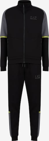 EA7 Emporio ArmaniJogging komplet - crna boja: prednji dio