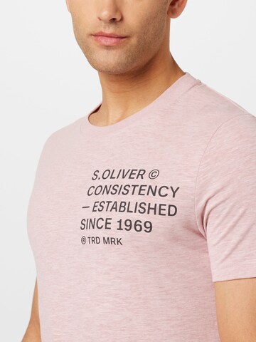 T-Shirt s.Oliver en rose