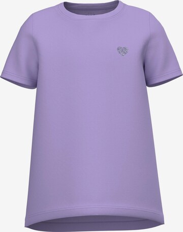 T-Shirt 'Violine' NAME IT en violet : devant