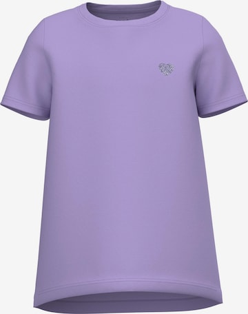 T-Shirt 'Violine' NAME IT en violet : devant