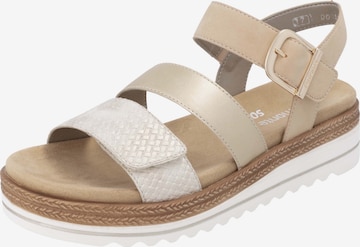 REMONTE Sandale in Beige: Vorderseite