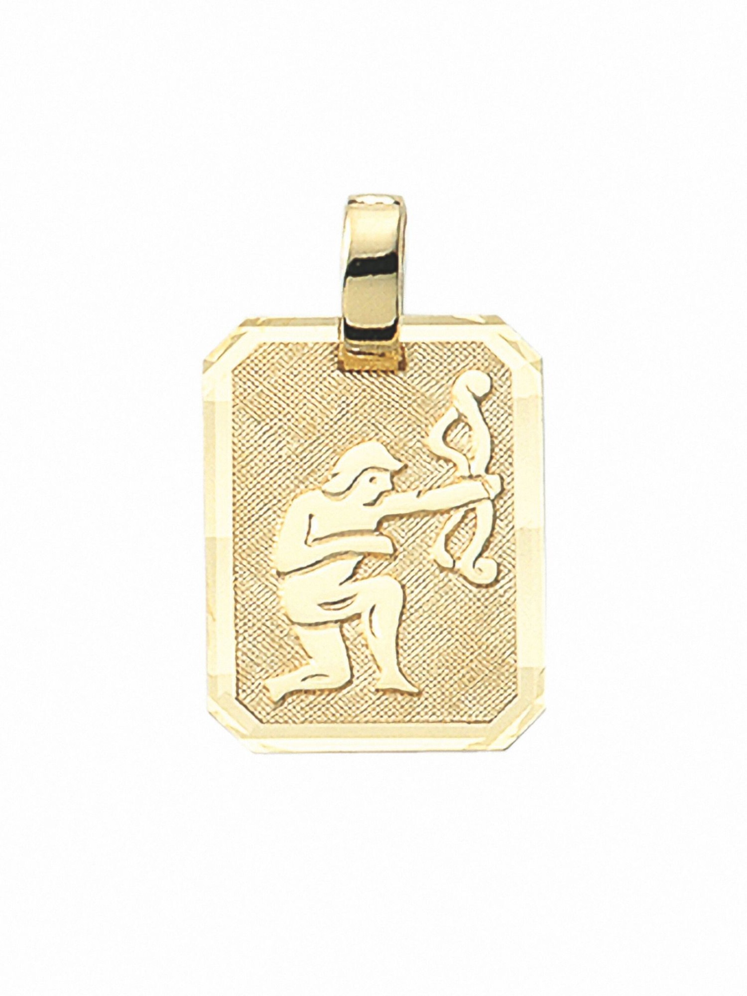 Adelia´s Pendant 'Schütze' in Gold: front