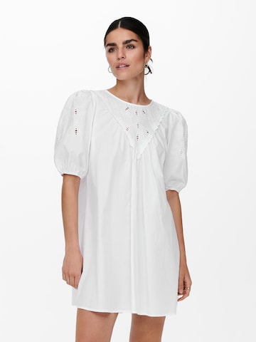 ONLY فستان 'Iv' بلون أبيض: الأمام