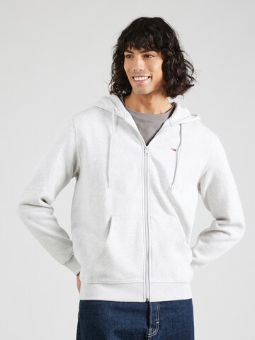 Tommy Jeans Sweat jacket in Grey: front
