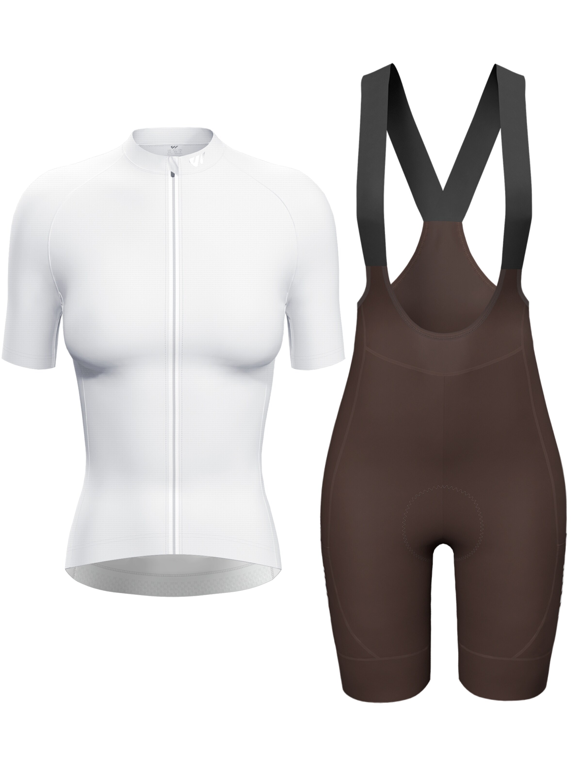 WULIBIKE Sweatsuit in White: front