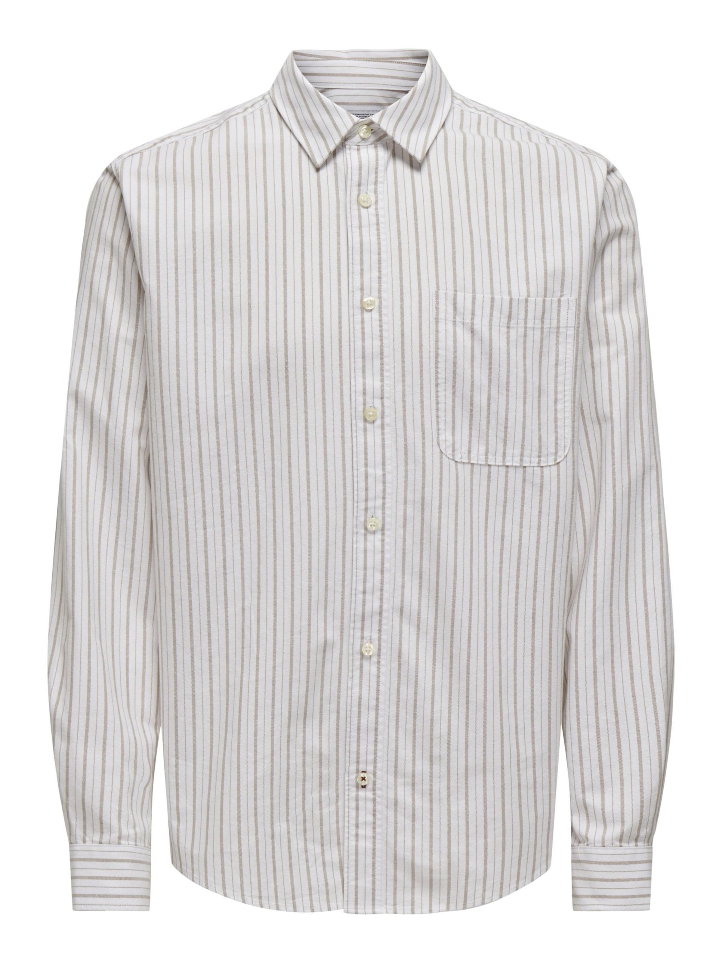 Only & Sons Overhemd 'ONSDrake' in Wit: voorkant