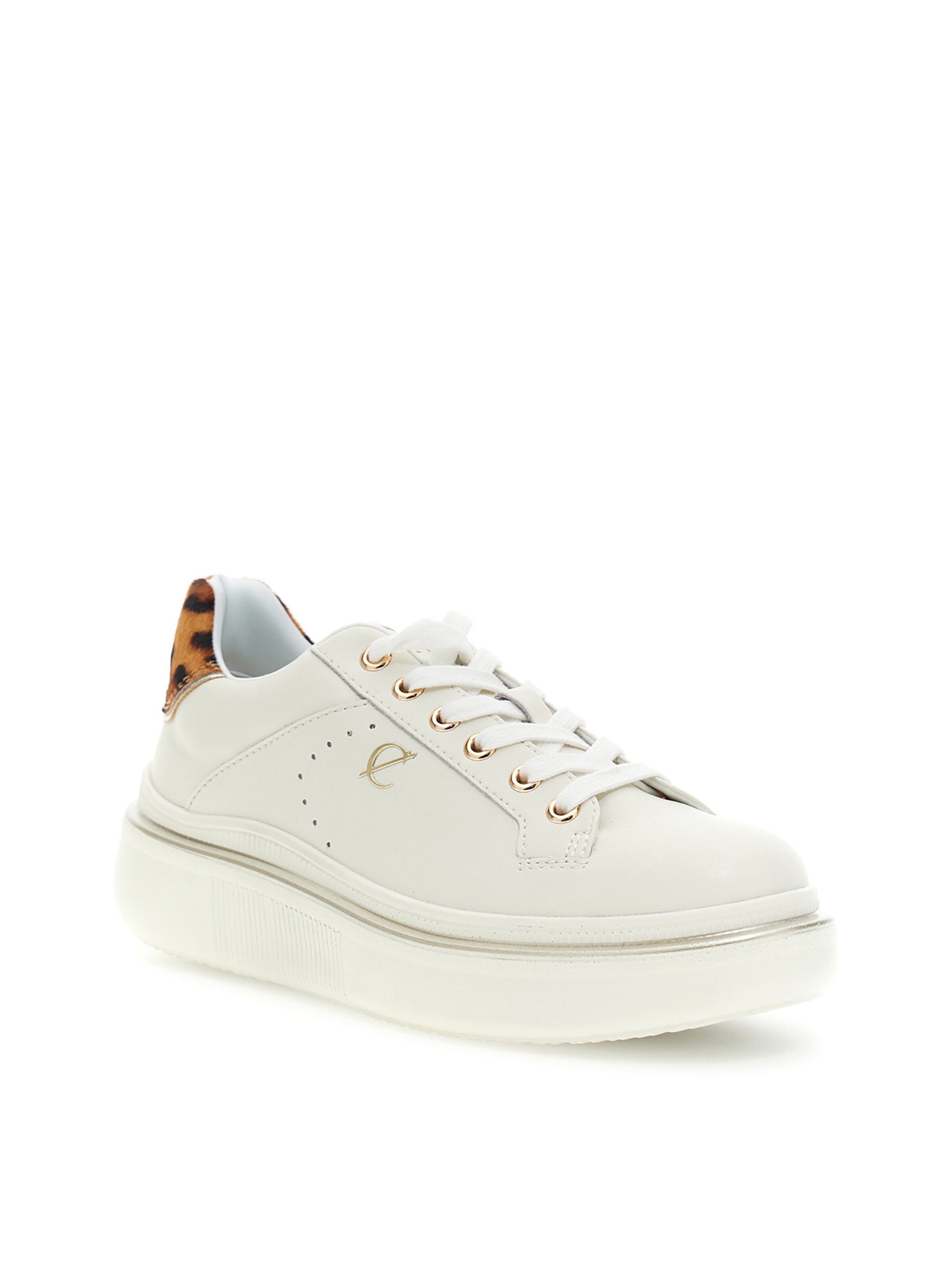 Sneaker bassa di CAFè NOIR in bianco: frontale