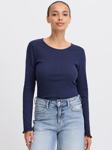T-shirt 'Unica' b.young en bleu : devant