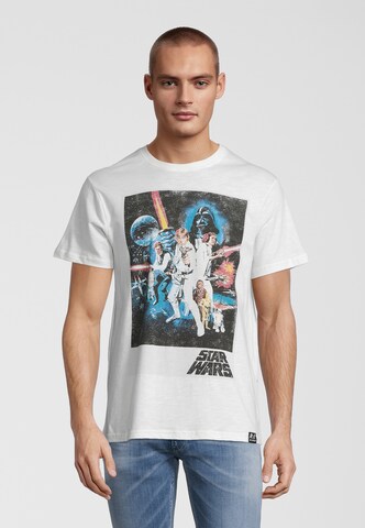 Recovered Shirt 'Star Wars Classic New Hope' in Wit: voorkant