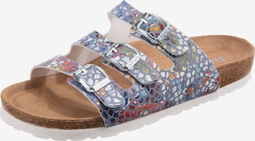ROHDE Mules 'Alba' in Blue: front