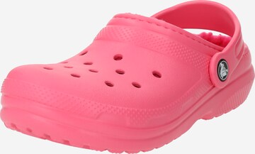 Crocs Παντόφλα σε ροζ: μπροστά