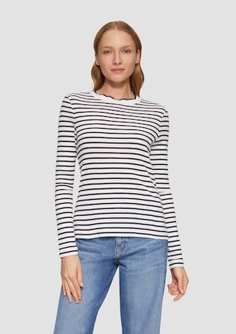 s.Oliver Shirt in Weiß: Vorderseite