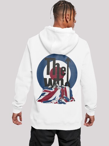 Sweat-shirt 'The Who Flag Blanket' F4NT4STIC en blanc