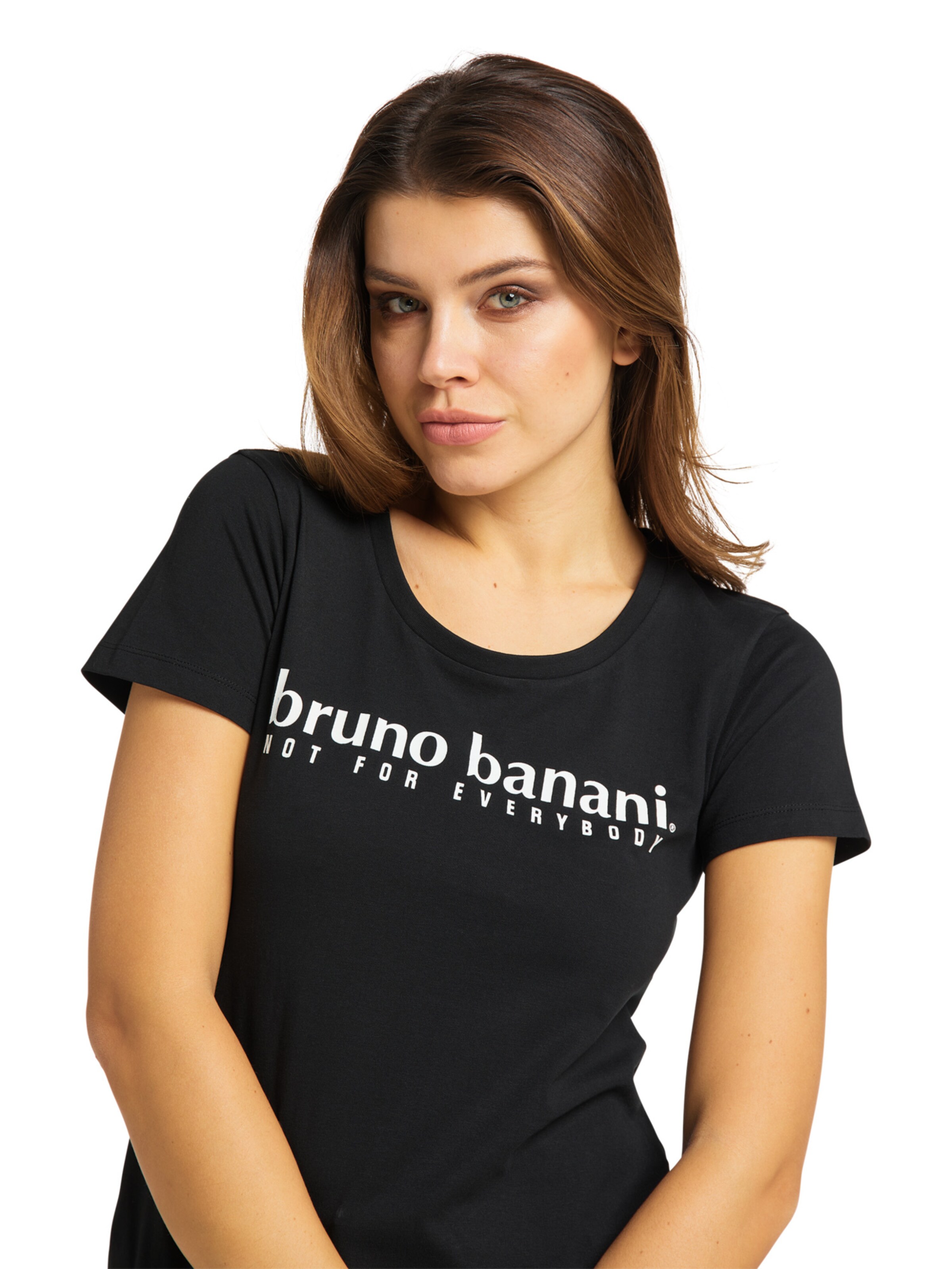 Bruno Banani T-Shirt 'BAIRD' in Schwarz