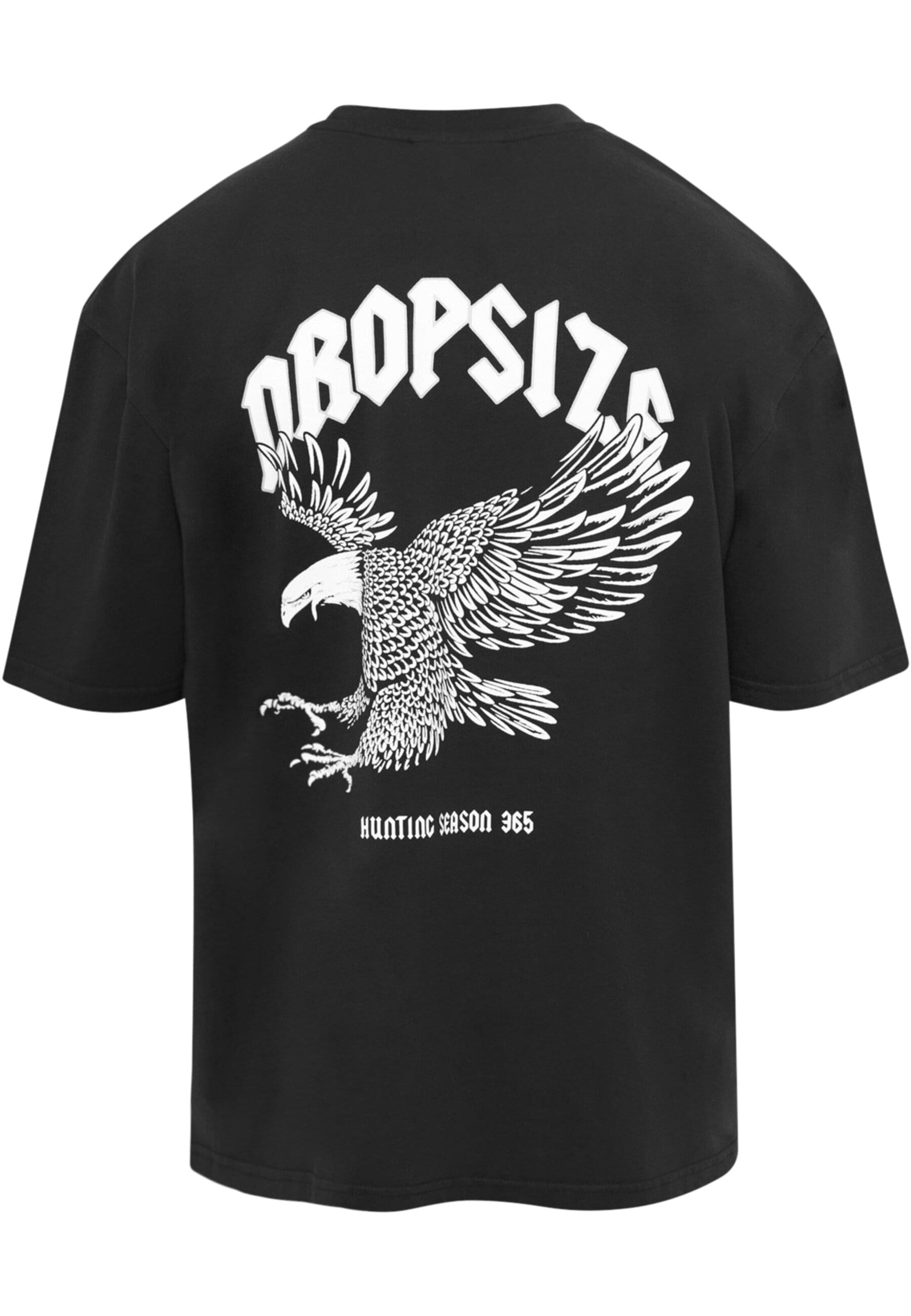 Dropsize T-Shirt 'Eagle' in Schwarz